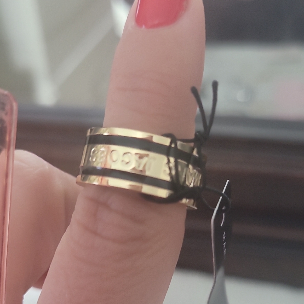 Marc By Marc Jacob Gold Engraved Women's Ring